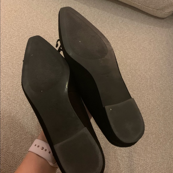 Mango square toe ballet shoes in black - Picture 5 of 6